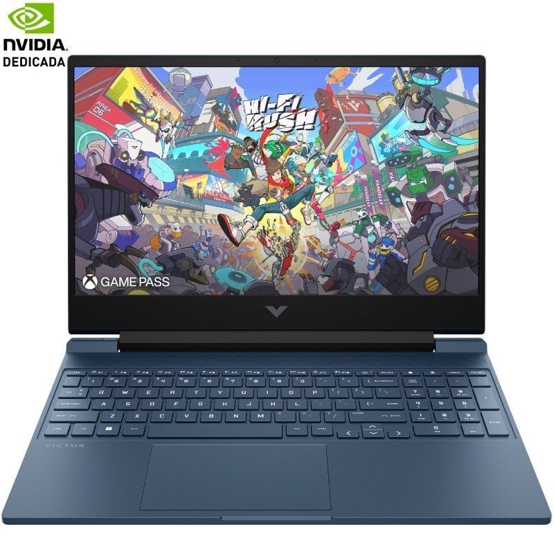 Portátil Gaming HP Victus 15-FA2035NS Intel Core i7-13620H/ 16GB/ 512GB SSD/ GeForce RTX 4050/ 15.6'/ Sin Sistema Operativo
