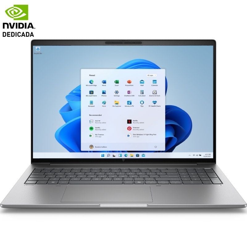 Portátil Workstation HP ZBook 8 G1i Intel Core Ultra 7-255H/ 32GB/ 1TB SSD/ 16'/ Win11 Pro