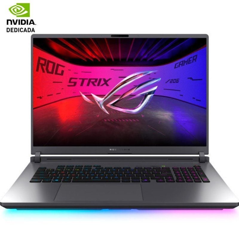Portátil Gaming Asus ROG Strix G18 (2025) G815JMR-S8051 Intel Core i7-14650HX/ 32GB/ 1TB SSD/ GeForce RTX 5060/ 18'/ Sin Sistema Operativo