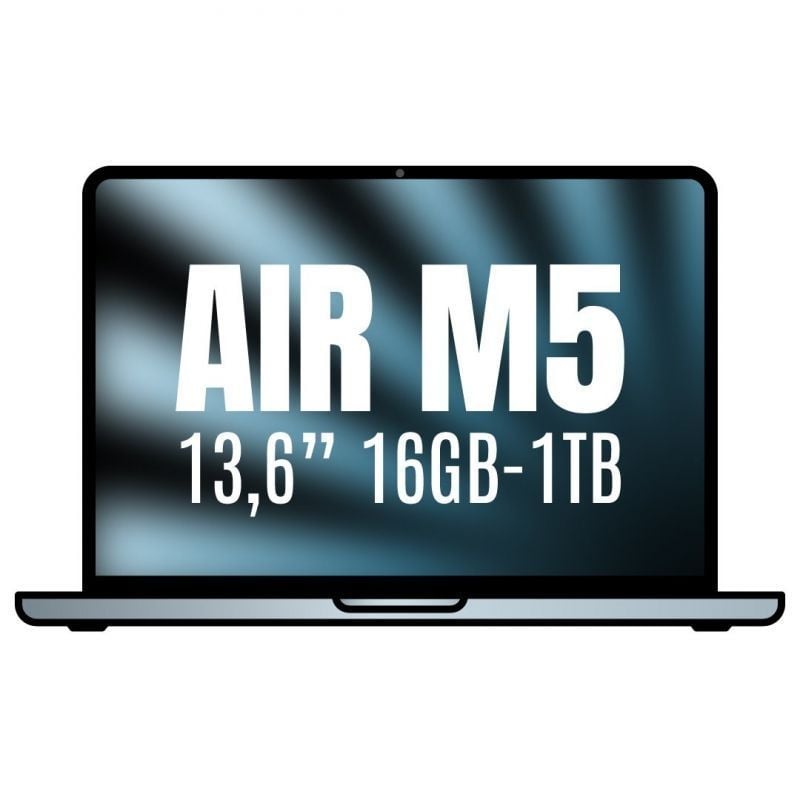 Apple Macbook Air 13,6'/ M5 10-Core CPU/ 16GB/ 1TB SSD/ 10-Core GPU/ Azul